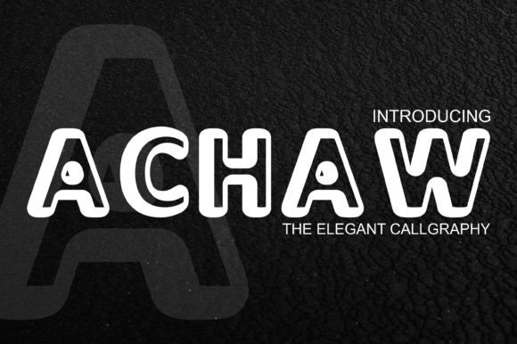 Achaw Font Review: Elevating Digital Brand Identity