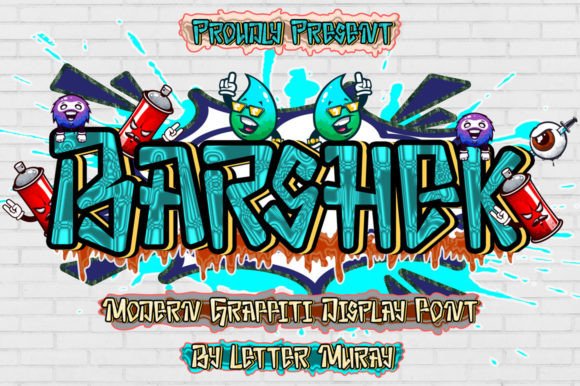 Barshek Font: Testing Graffiti Style in Web Design