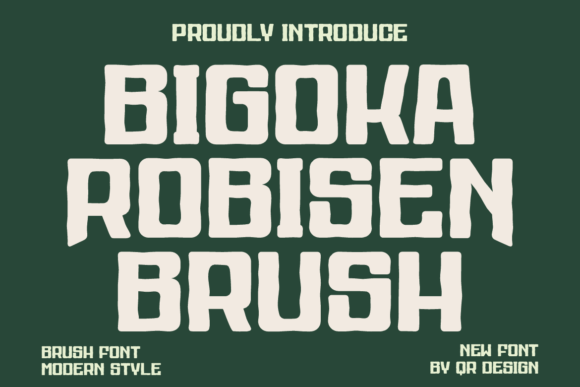Bigoka Robisen Brush Font for Authentic Web Design