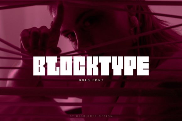 Blocktype Font: Bold Display Typography for Makers