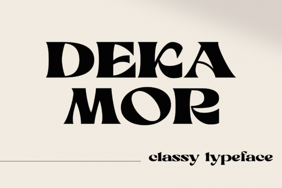 Dekamor Font: Elevating Campaign Visuals with Confidence