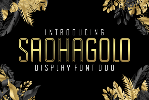 Discover Saohagolo: A Font for Elegant Editorial Design