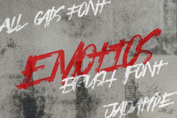 Emotios Font Review: Bold Brush Style for Campaigns