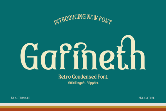 Enhance Your Brand with Gafineth: A Premium Display Font