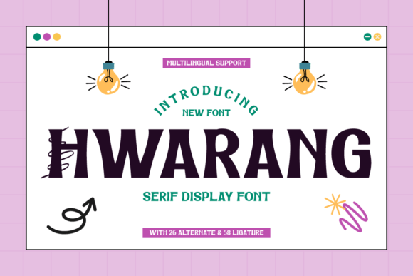 Enhance Your Brand with Hwarang: A Stylish Display Font