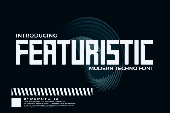 Featuristic: A Bold Font for Memorable Branding