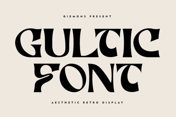 Gultic Font: Elevating Campaign Visuals with Retro Style