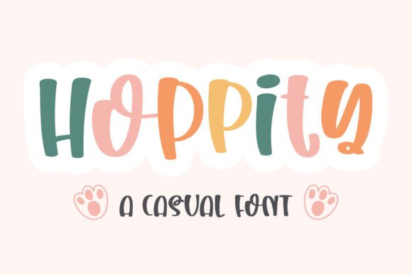 Hoppity: A Charming Display Font for Editorial Design