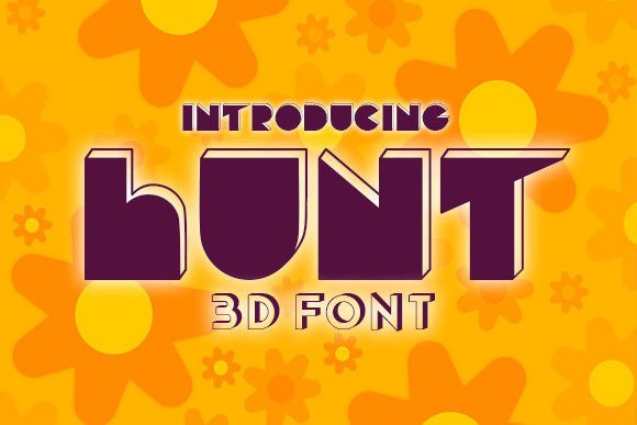 Hunt Font: Adding 3D Depth to Brand Identity Design
