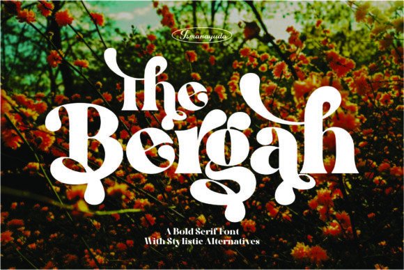 Introducing The Bergah: A Refined Font for Elegant Branding