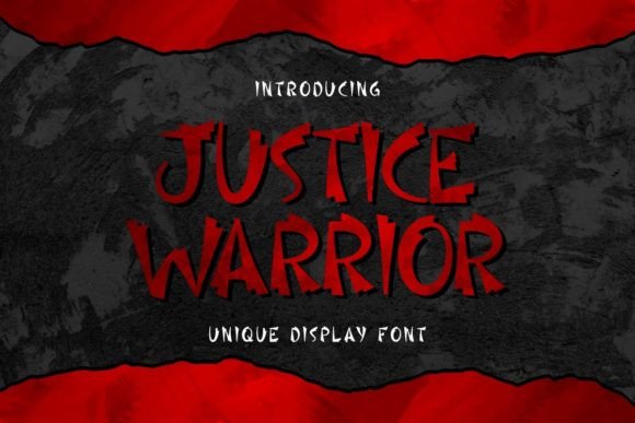 Justice Warrior Font: Bold Display Type for Editorial Impact