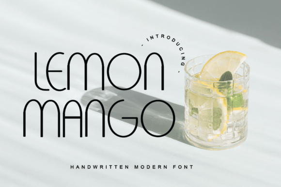 Lemon Mango Font: Bold Display Type for Makers