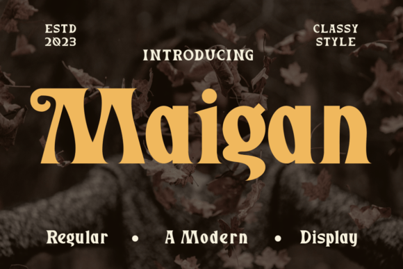 Maigan Font: Elevating Small Business Branding