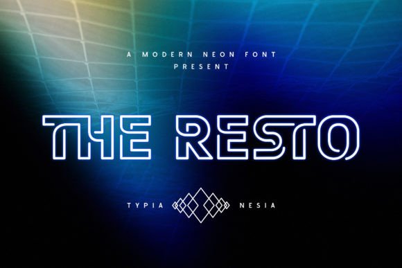 Make Your Designs Pop with The Resto Font