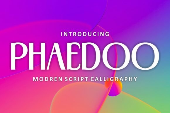 Phaedoo Font: A Display Typeface for Editorial Design