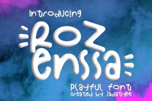 Rozenssa Font: Playful Branding for Small Business
