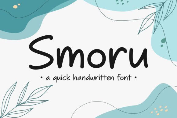 Smoru Font: A Quick Handwritten Typeface for Web Design