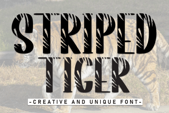 Striped Tiger Font: Adding Playful Charm to Campaigns
