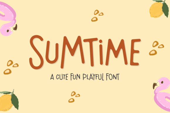Sumtime Font: Playful Display Typography for Web Design