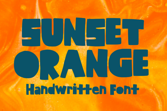 Sunset Orange Font Review: Bold Display Type for Branding