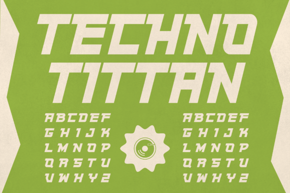 Techno Titan: A Bold and Striking Display Font for Web Design
