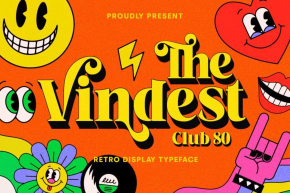 The Vindest Font: Retro Display Type for Bold Campaigns
