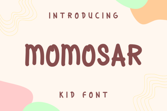 Unleash Creativity with Momosar: A Trendy Display Font