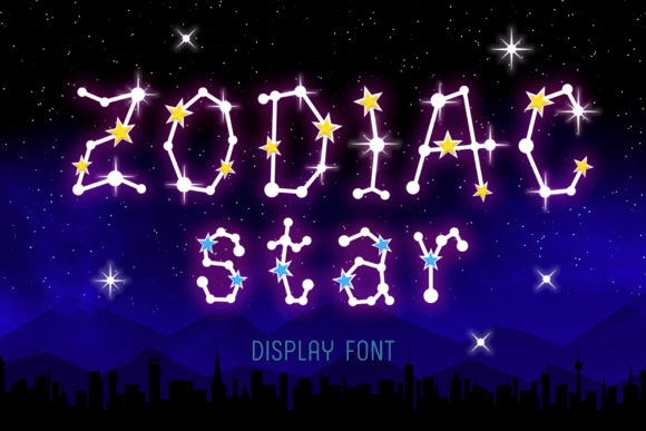 Zodiac Star: A Magical Display Font for Engaging Visuals